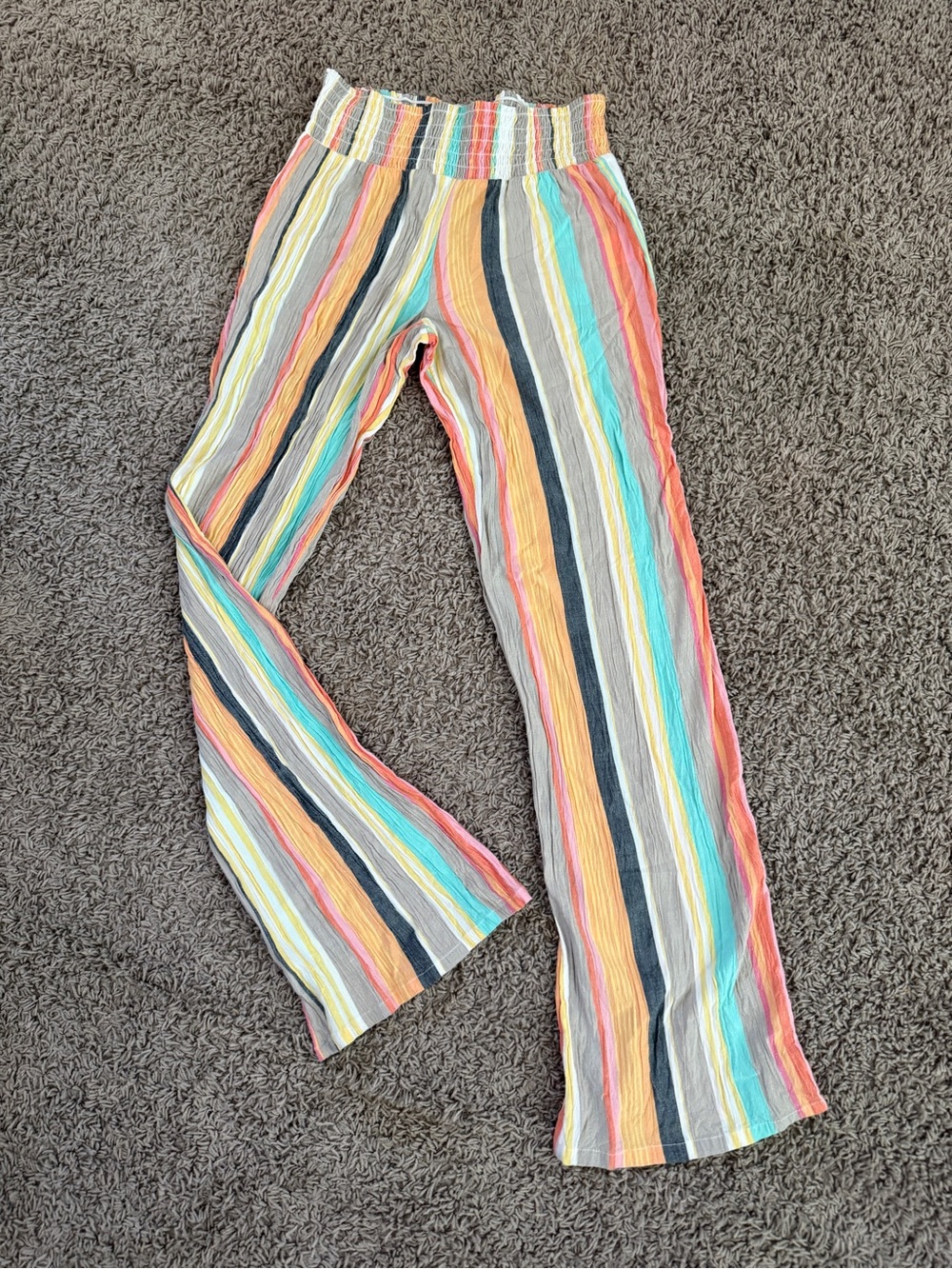 Women’s Multicolor Stripe Pull-On Pants